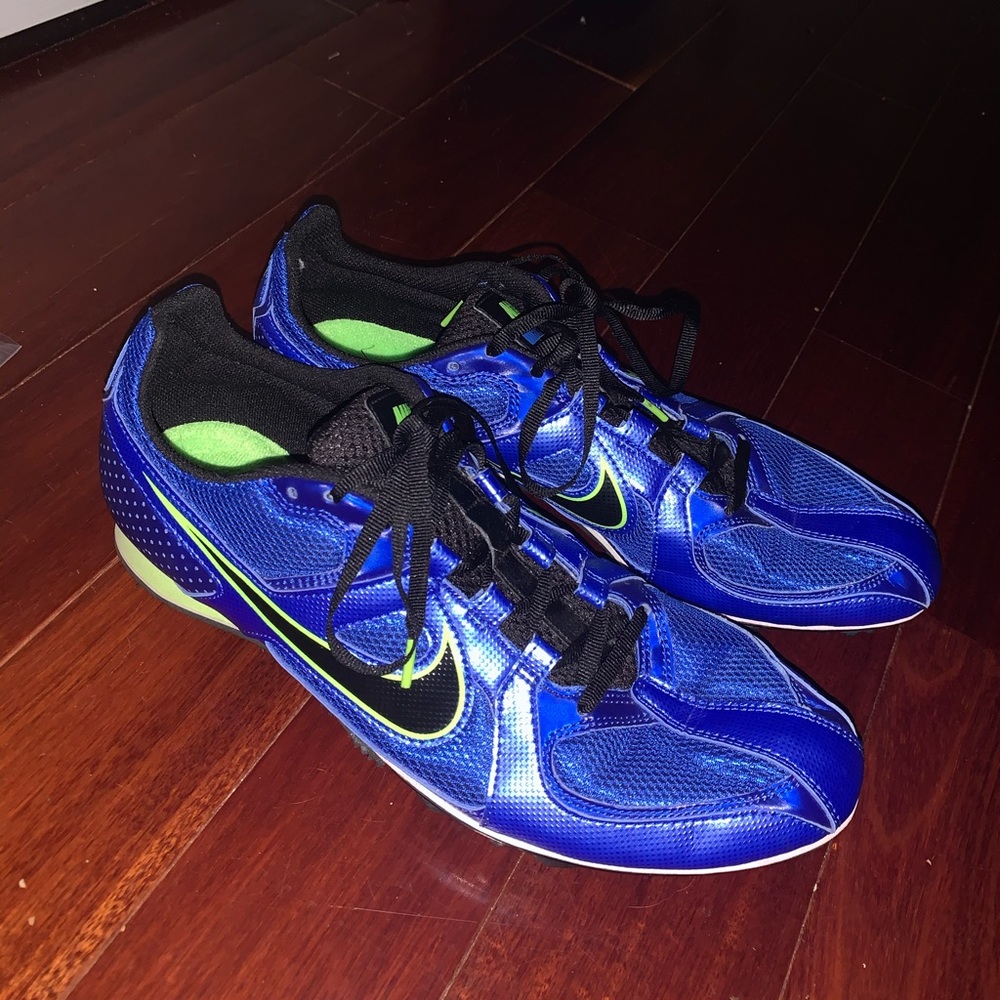 Nike Zoom Rival MD 6 Men's Blue & Black Cleats - Picture 3 of 7